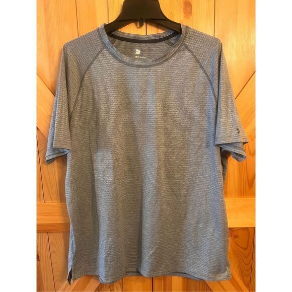 All in Motion Men's T Shirt Gray Striped XL Short Sleeve (3902) - Picture 1 of 3